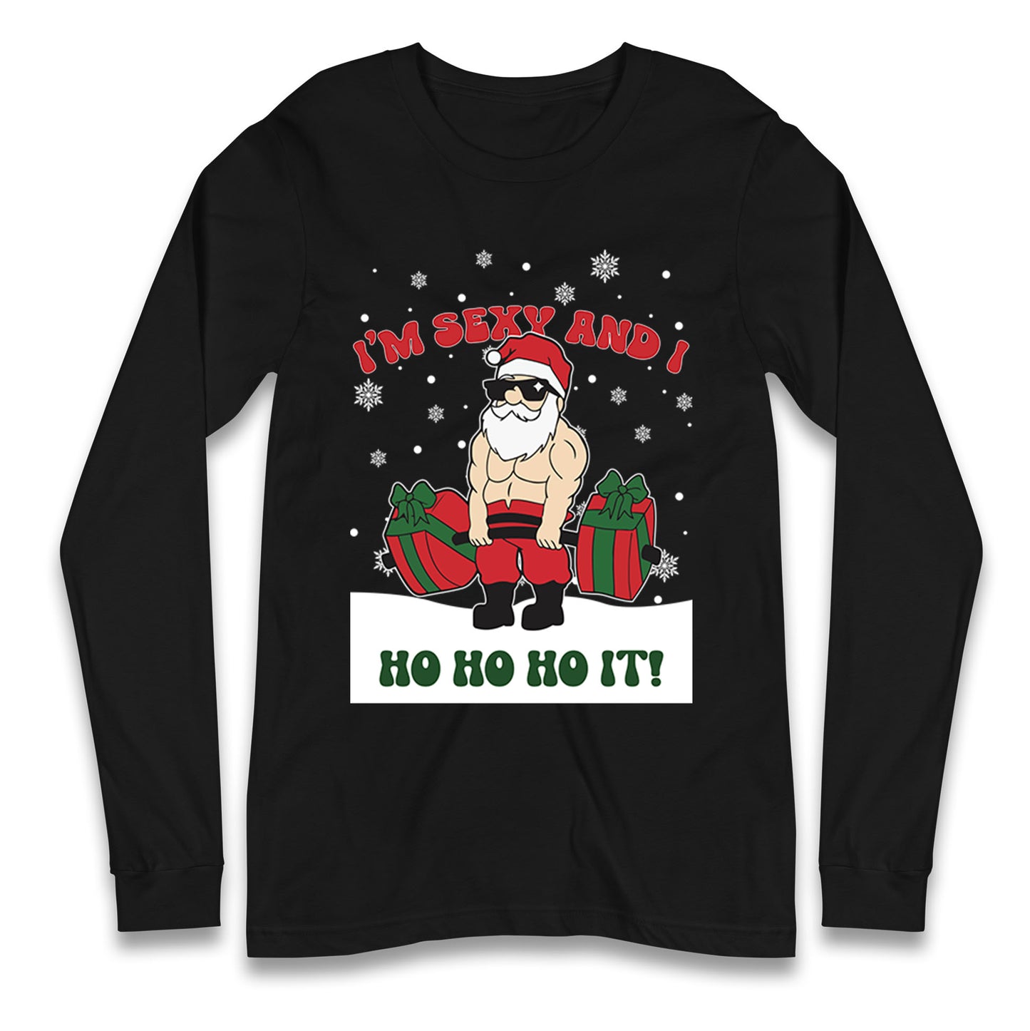 Santa Claus Ho Ho Ho Longsleeve T Shirt