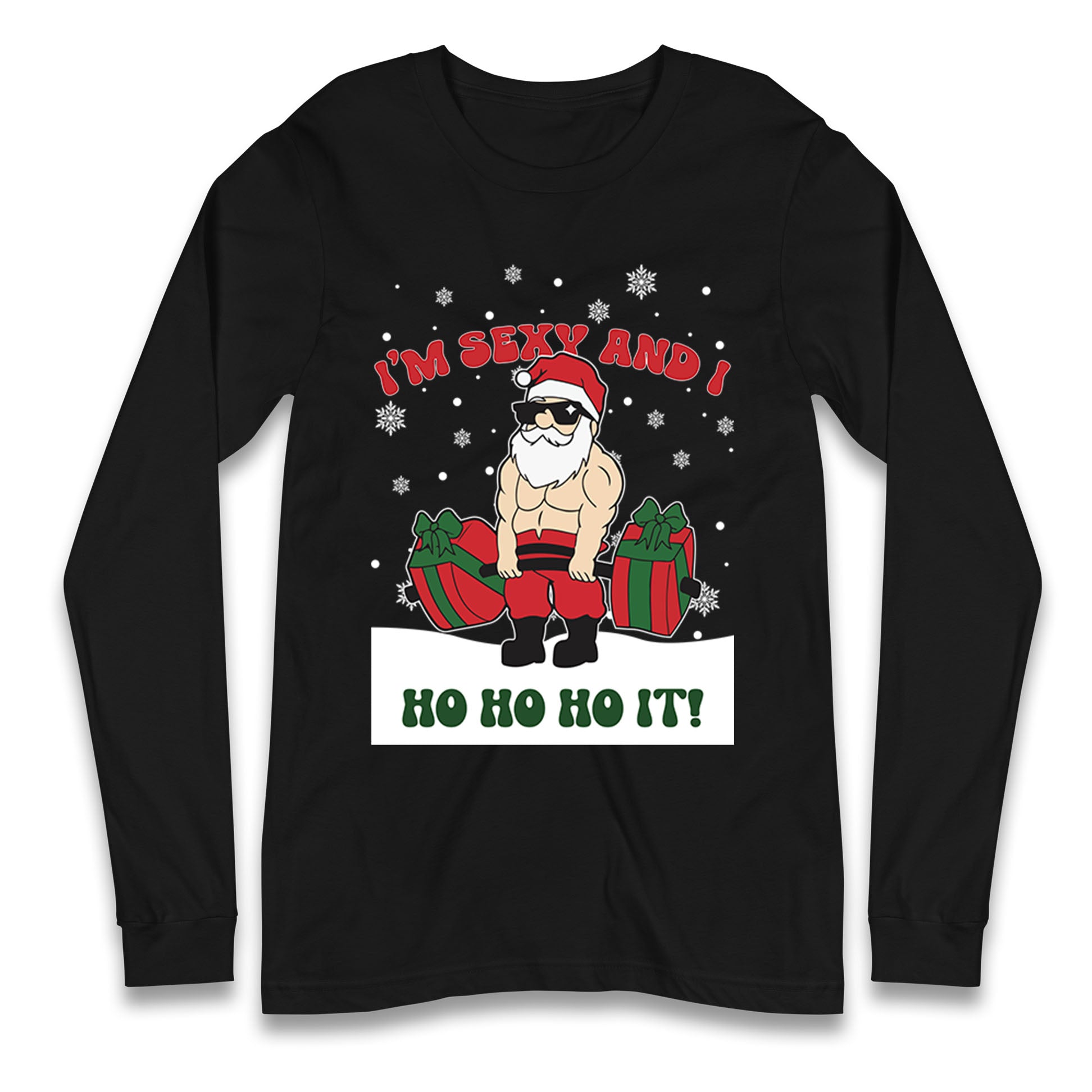 Santa Claus Ho Ho Ho Longsleeve T Shirt