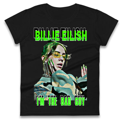 Billie Eilish Singer Ladies T Shirt