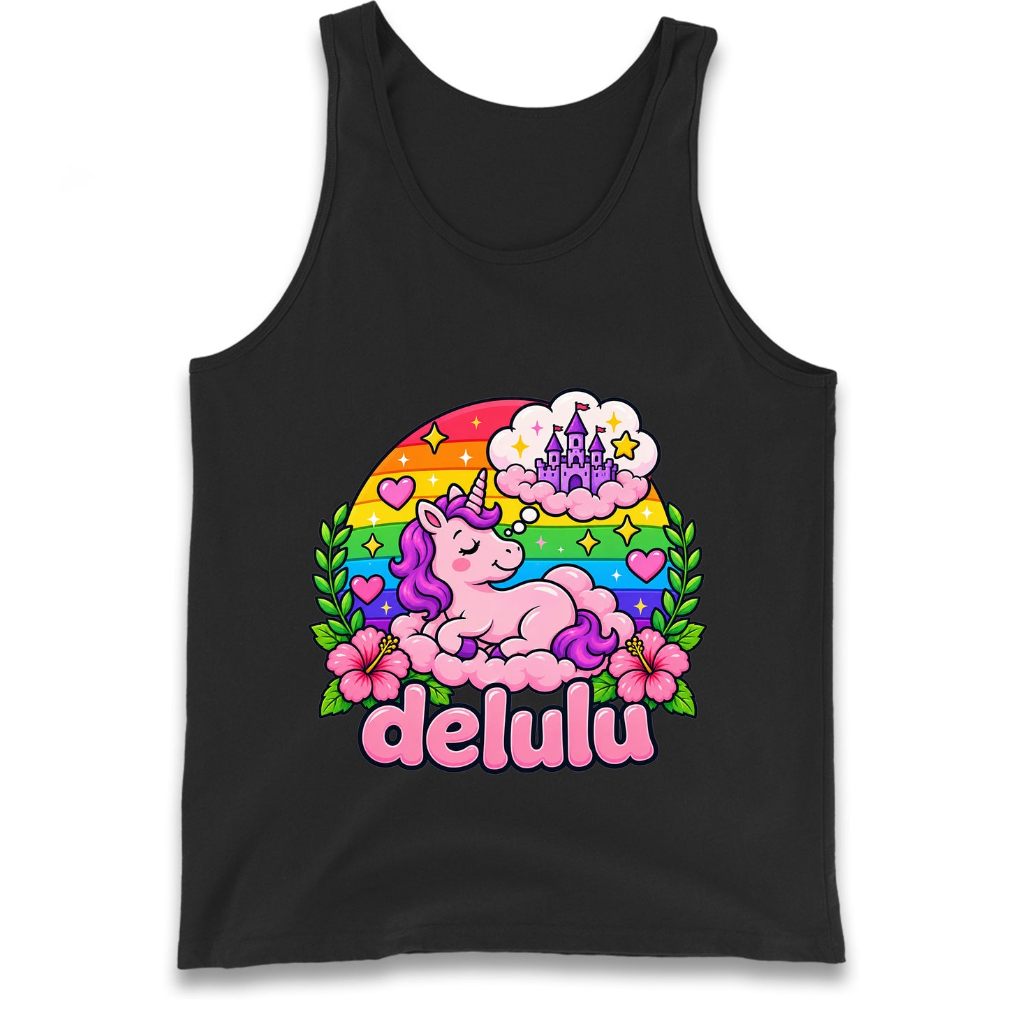 Delulu Unicorn Tank Top