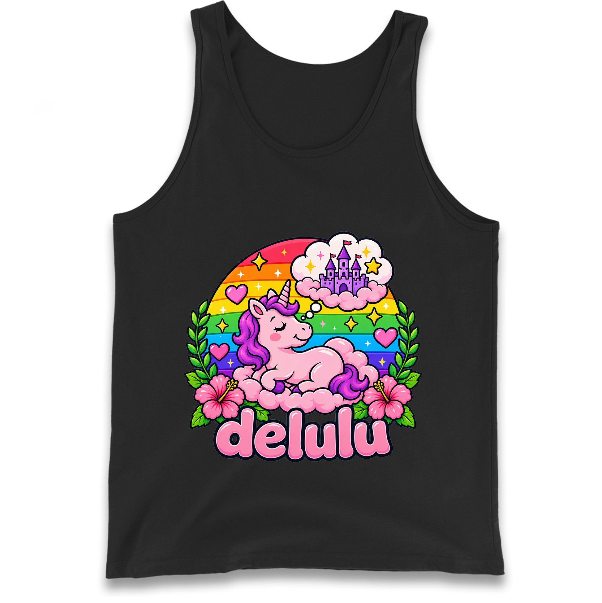 Delulu Unicorn Tank Top