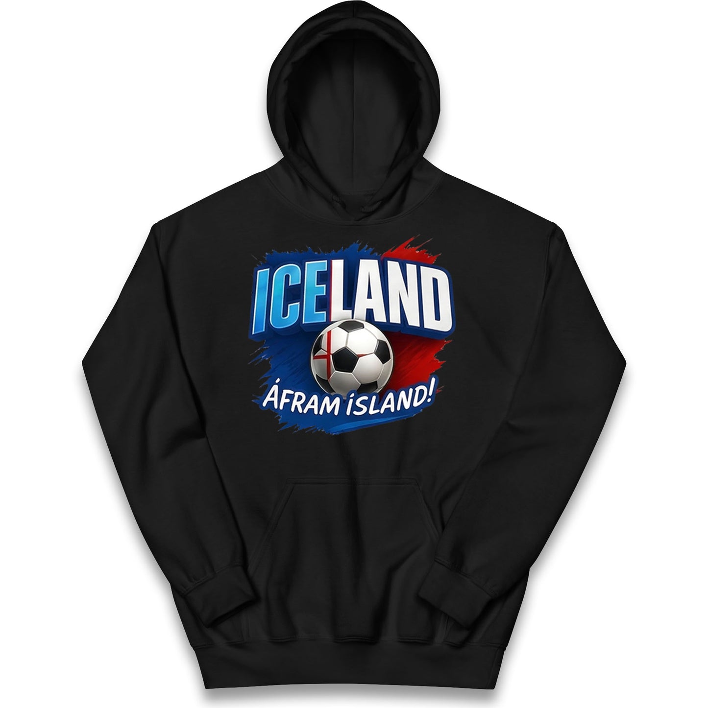 Iceland Retro World Cup Kids Hoodie