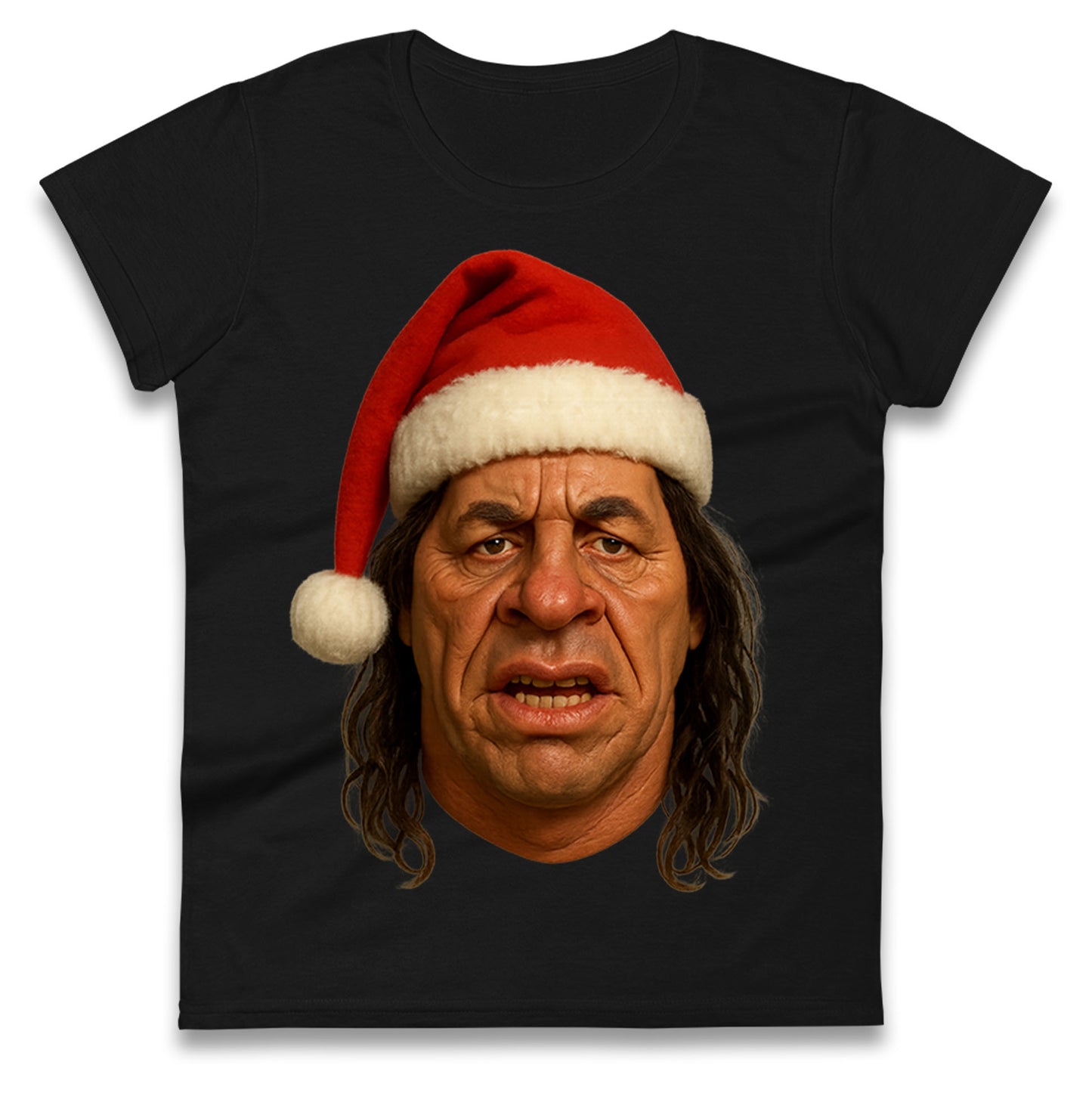 Bret Hart Christmas Ladies T Shirt