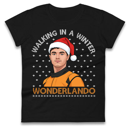 Lando Norris Christmas Ladies T Shirt