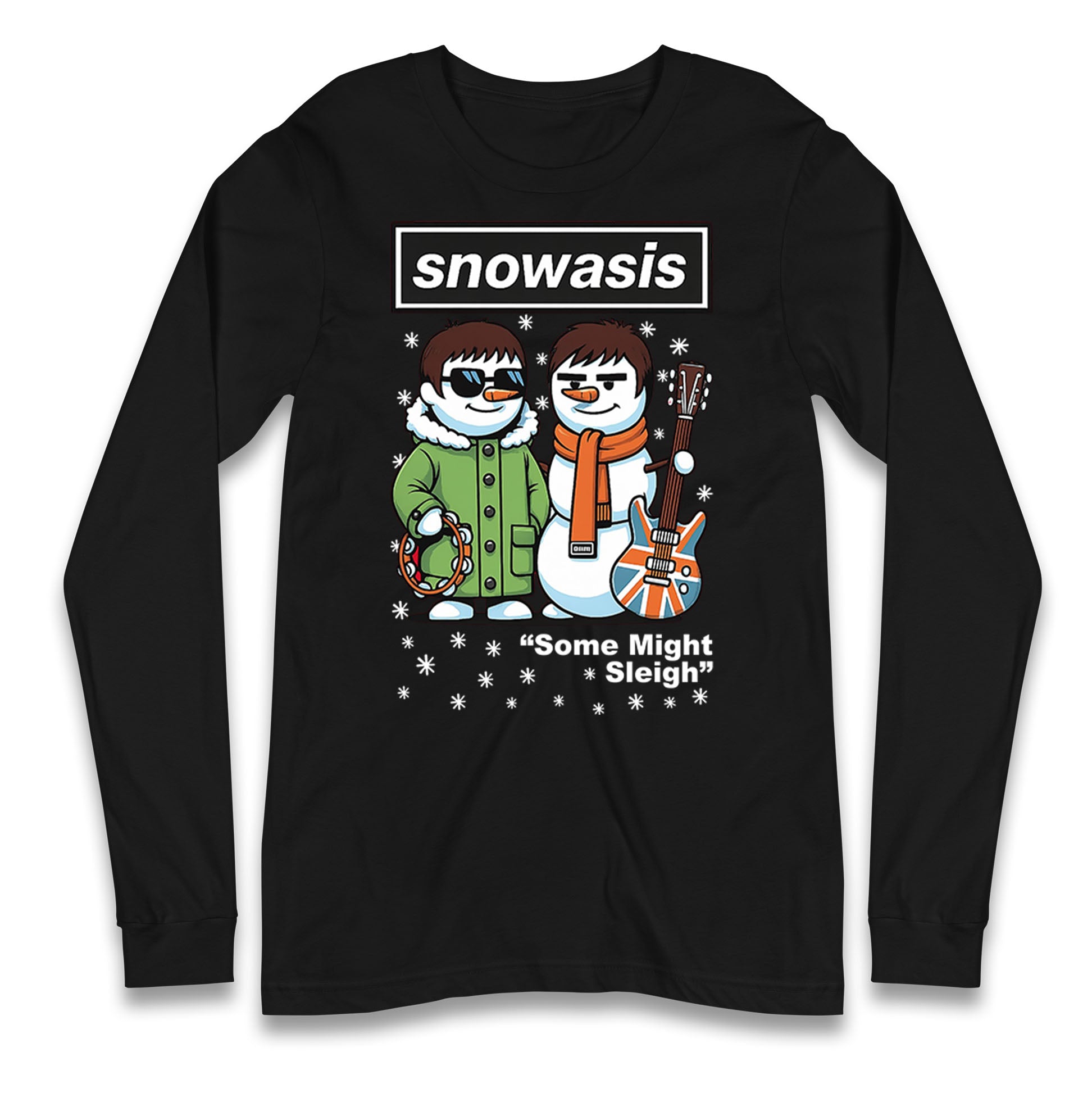 Snowasis Might Sleigh Music Band  Longsleeve T Shirt 