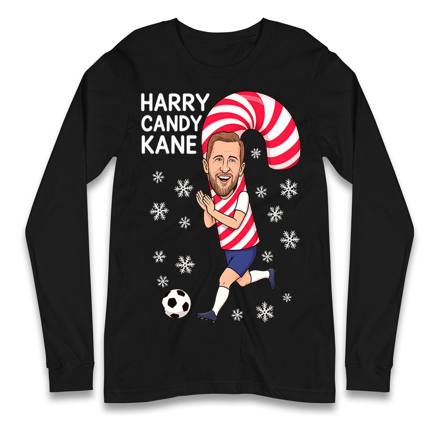 Harry Kane Christmas Longsleeve T Shirt