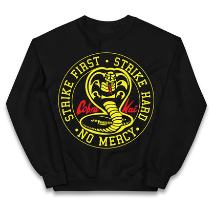 Cobra Kai Strike First Strike Hard Kids Jumper