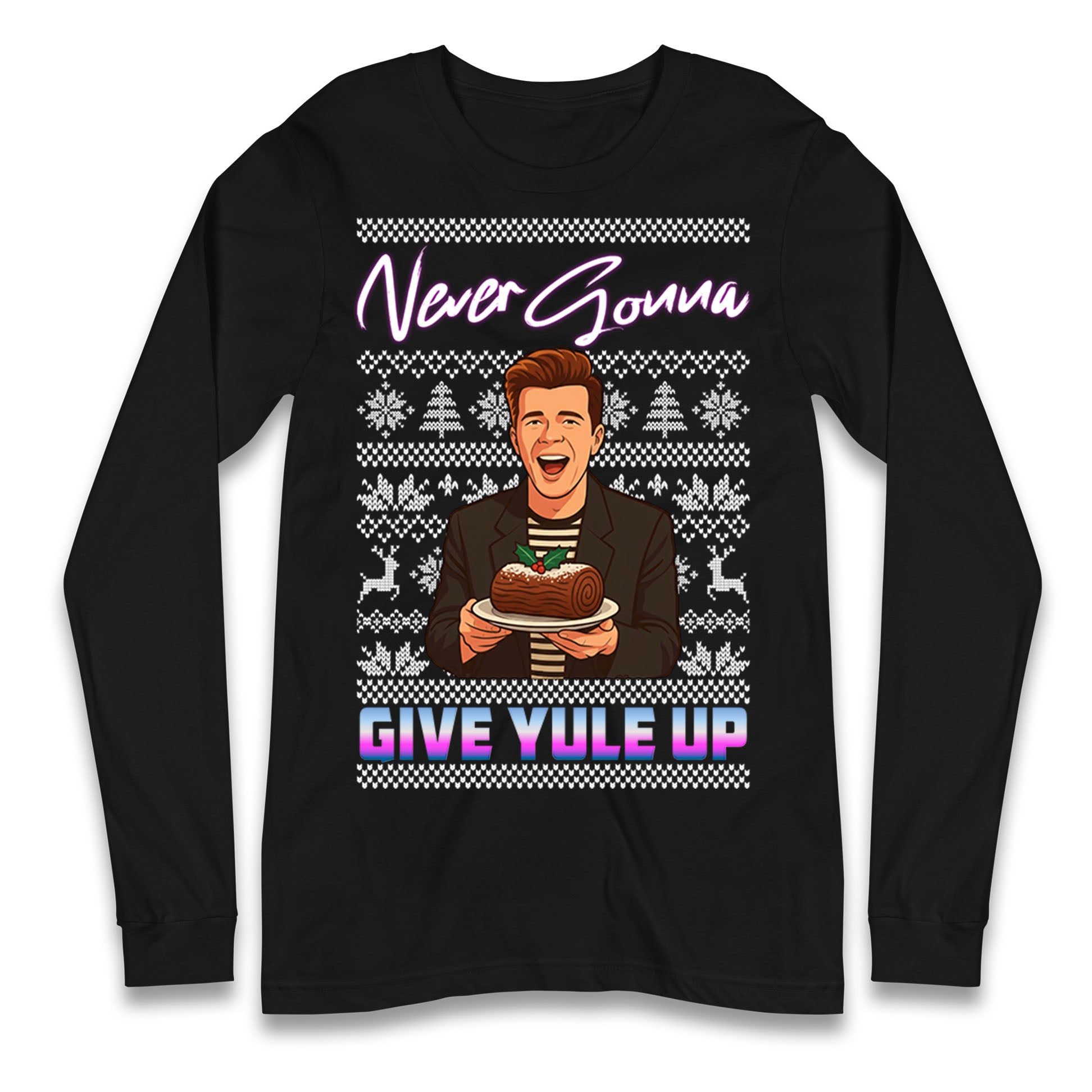 Rick Astley Christmas Longsleeve T Shirt
