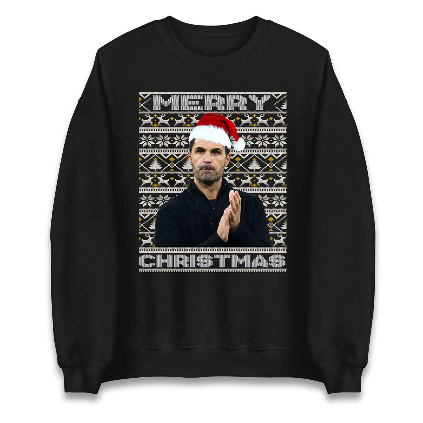 mikel arteta christmas sweatshirt