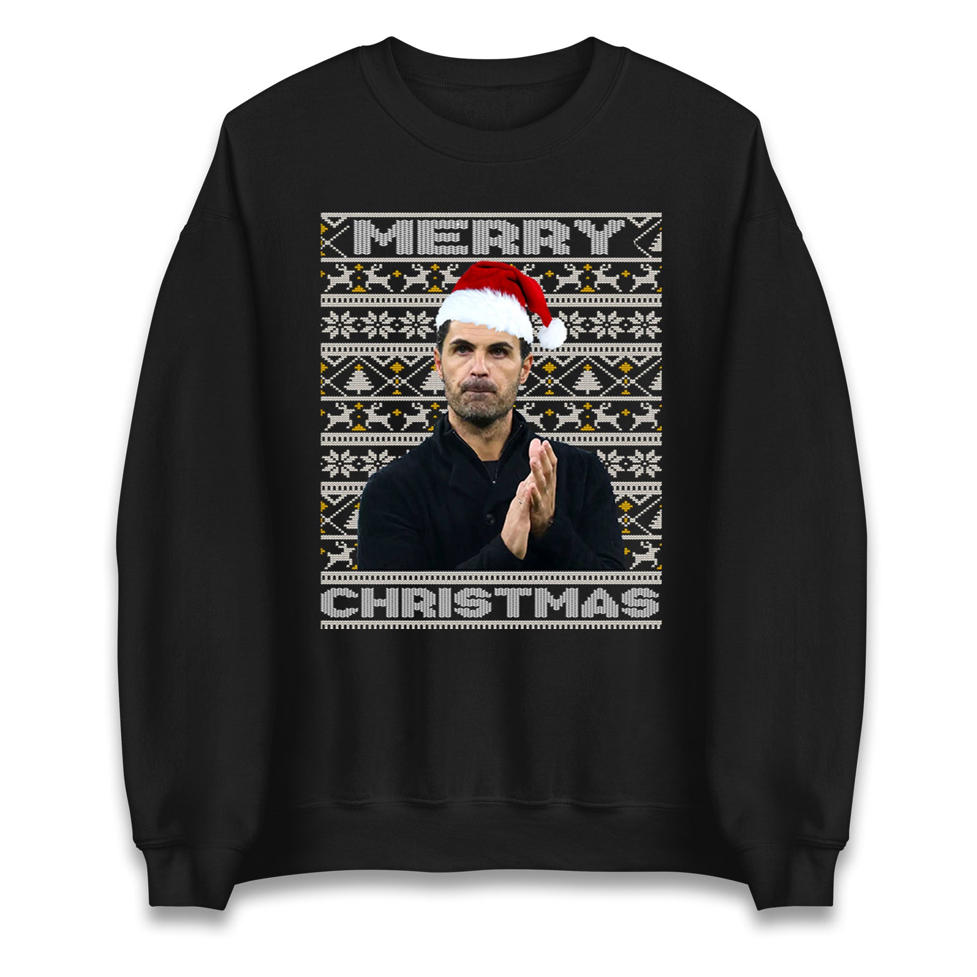 mikel arteta christmas sweatshirt