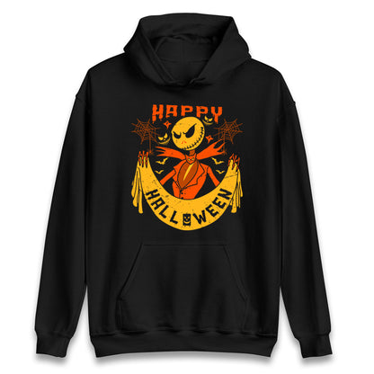Jack Skellington Happy Halloween Unisex Hoodie