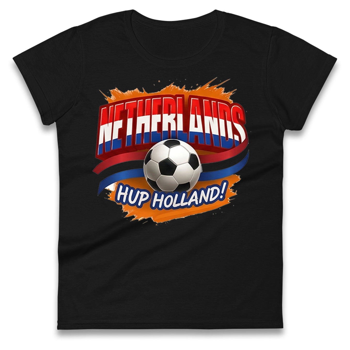 Holland Retro World Cup Ladies T Shirt 