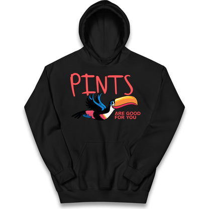 Pints Are Good For You Guinness Kids Hoodie