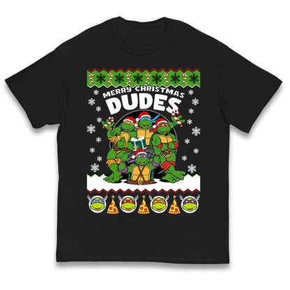 Ninja Turtles Christmas Kids T Shirt