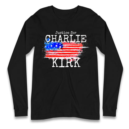 Justice For Charlie Kirk Longsleeve T Shirt
