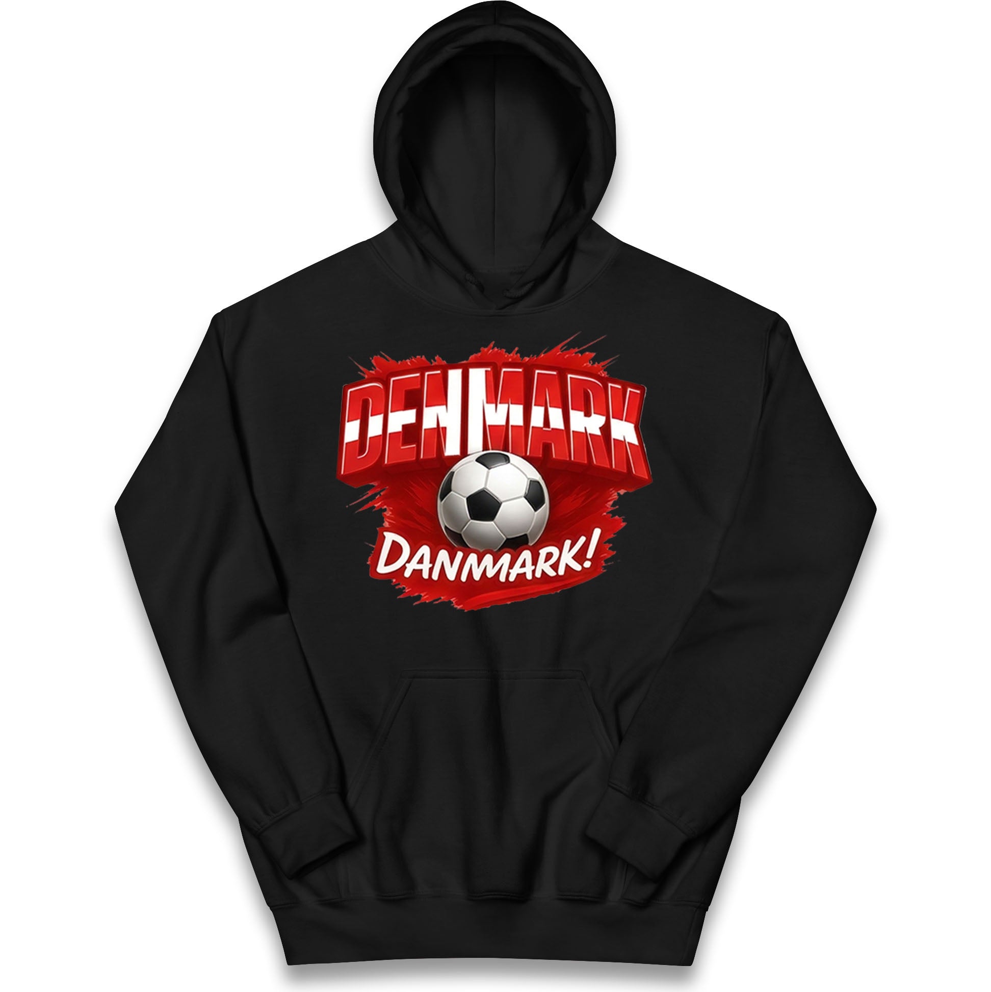 Denmark Retro World Cup Kids Hoodie