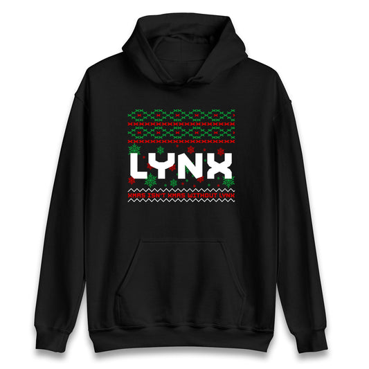 Lynx Christmas Hoodie
