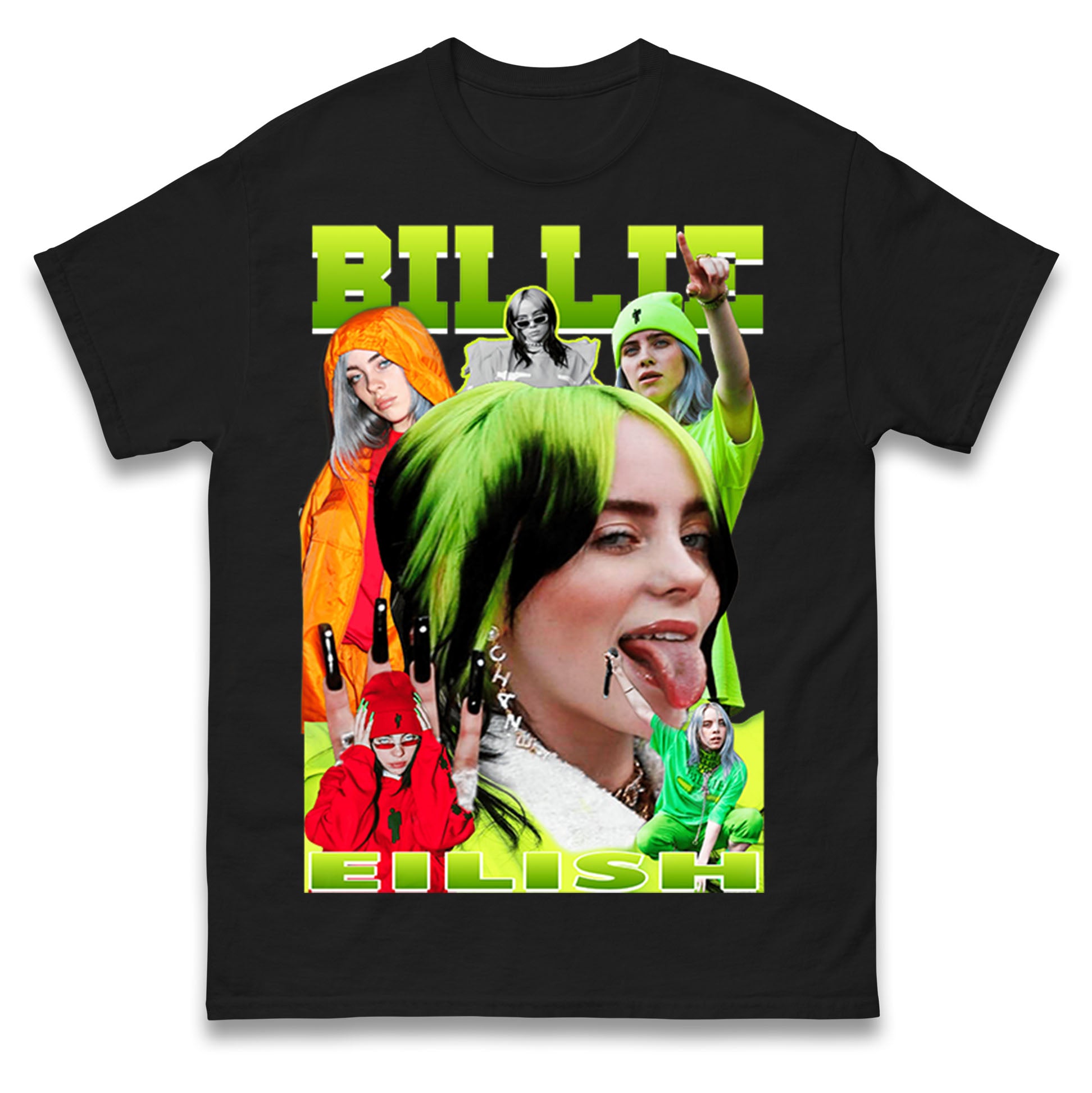 Billie Eilish Green T Shirt