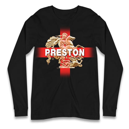 Preston St George & The Dragon Long Sleeve T Shirt