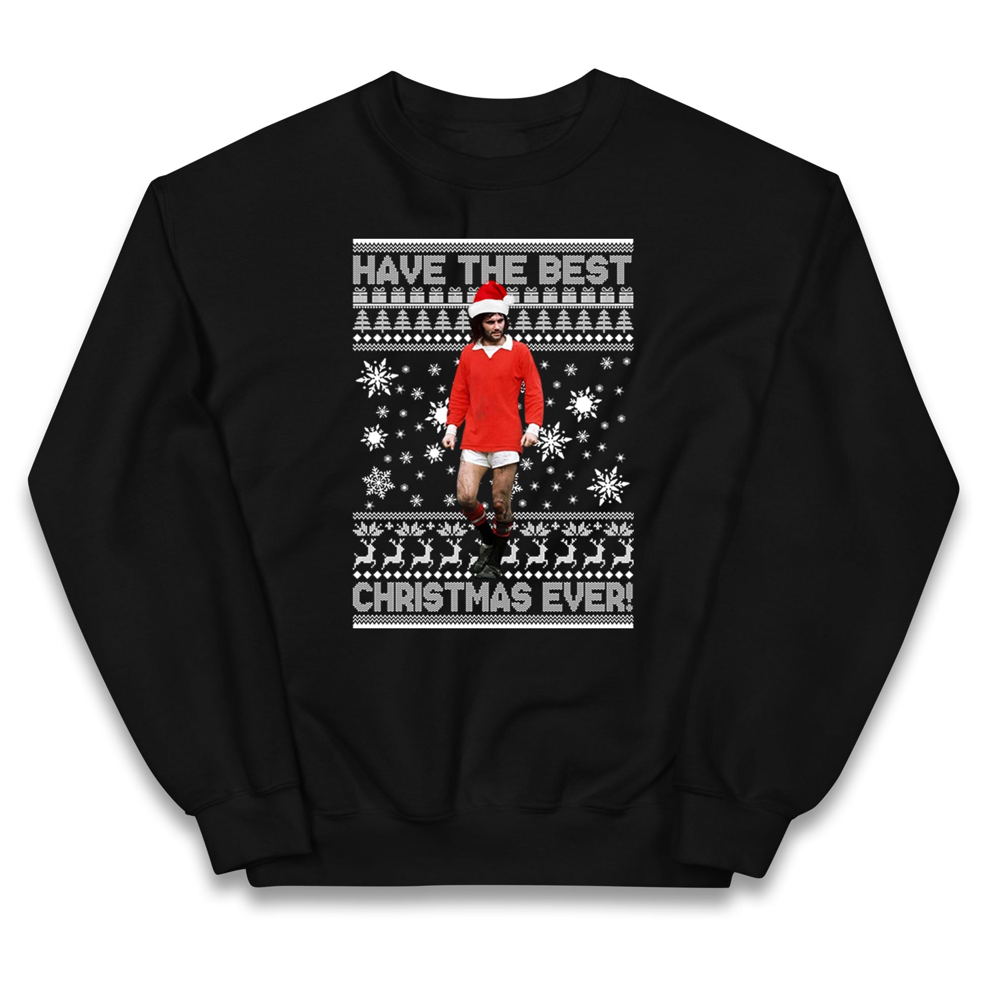 Christmas George Best Kids Jumper