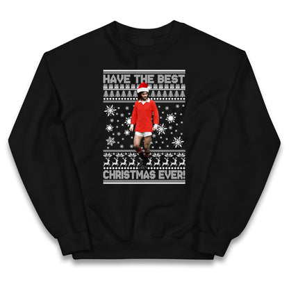 Christmas George Best Kids Jumper