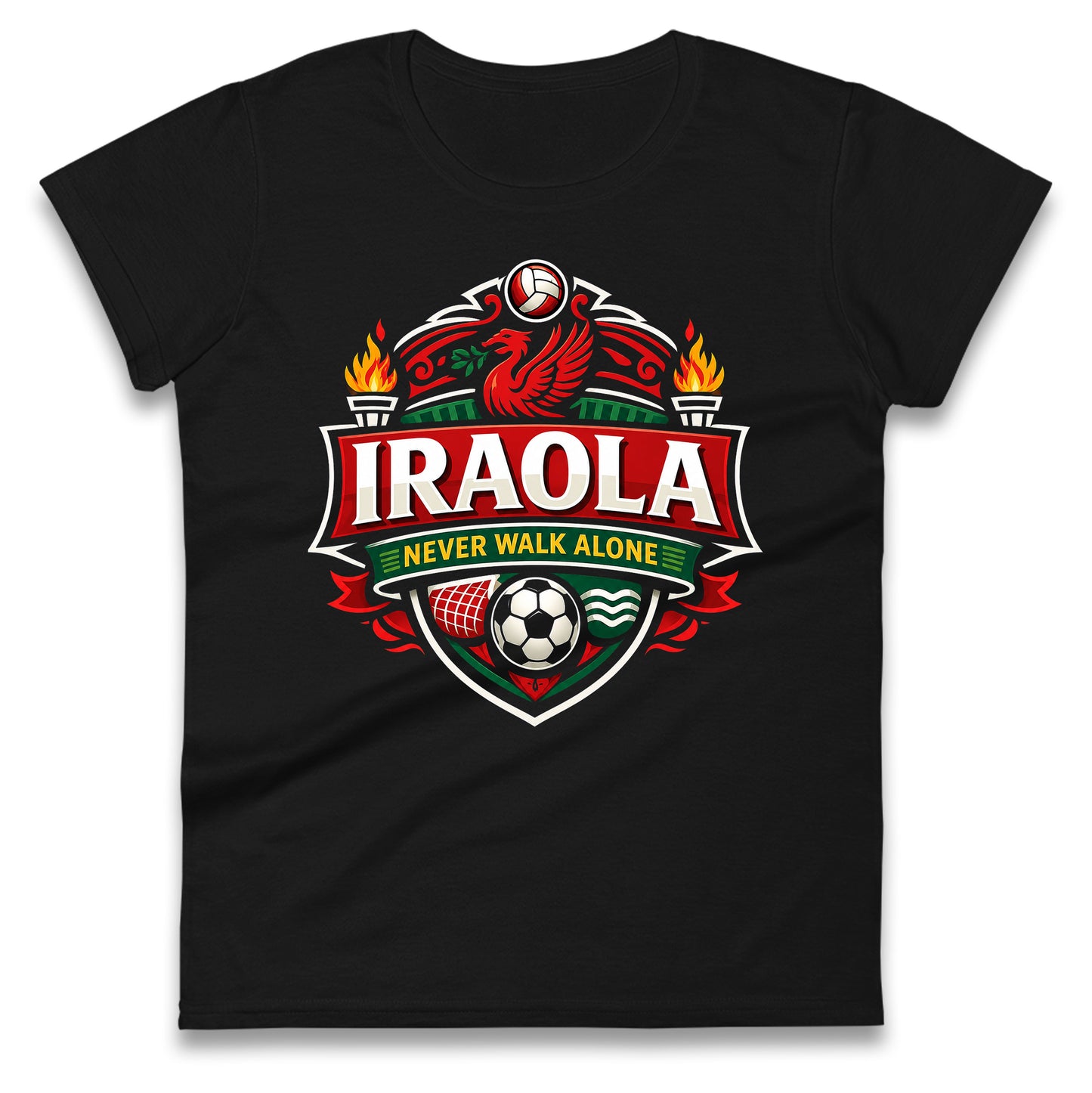 Andoni Iraola Never Walk Alone Ladies T Shirt