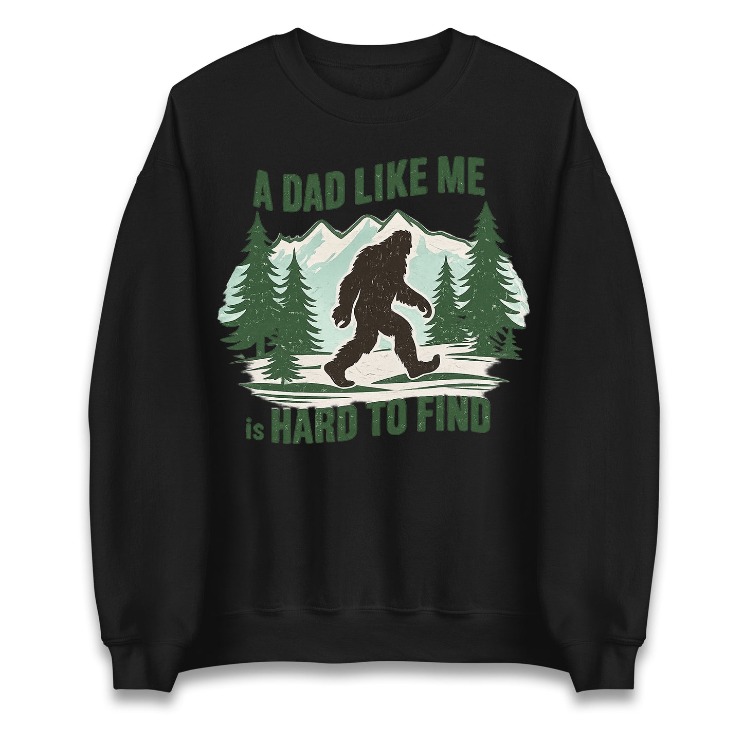 Retro Funny Bigfoot Dad Jumper