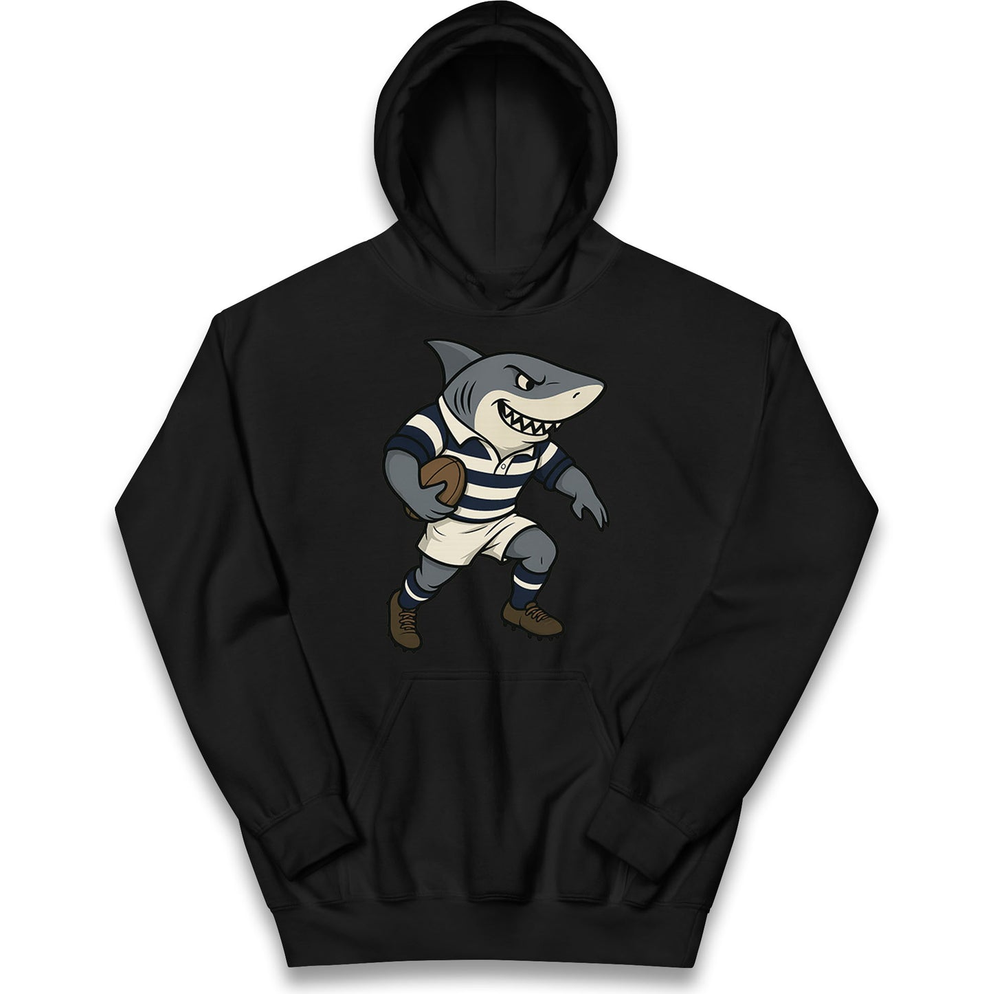 Retro Sale Sharks Rugby Union Kids Hoodie 