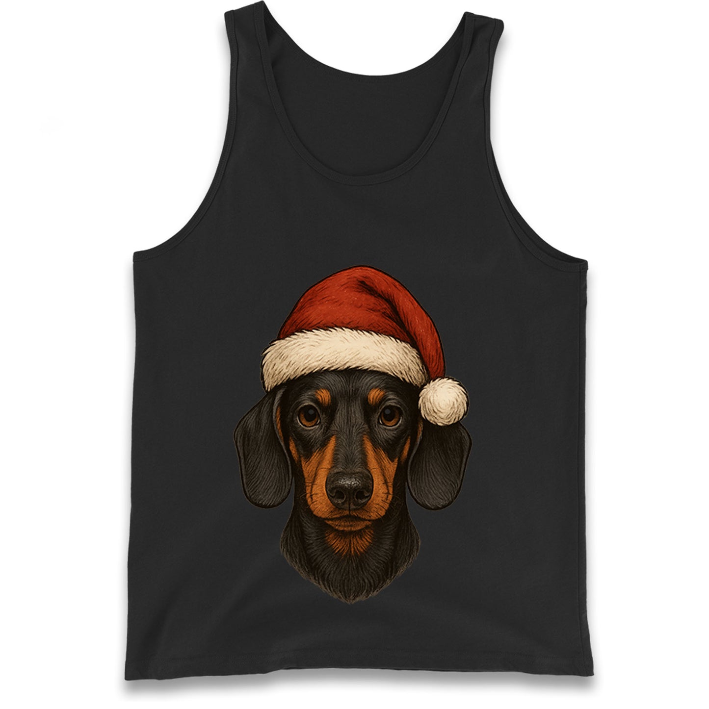 Dachshund Christmas Tank Top