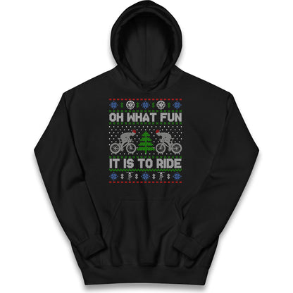 BMX Christmas Kids Hoodie