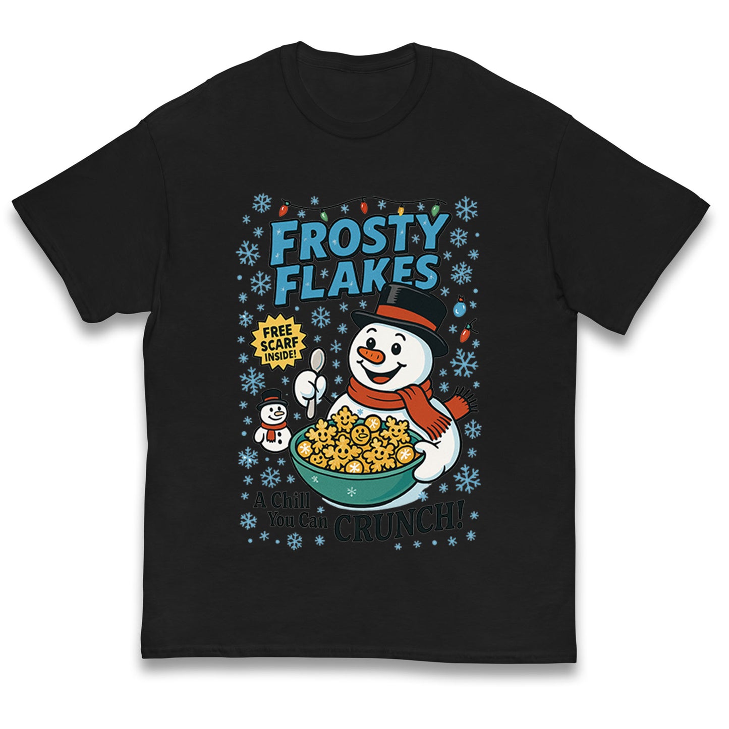 Snowman Christmas Kids T Shirt