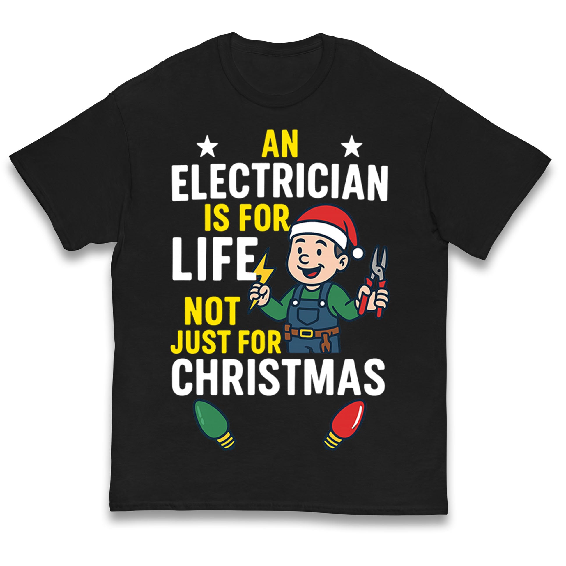 Electrician Christmas Kids T Shirt