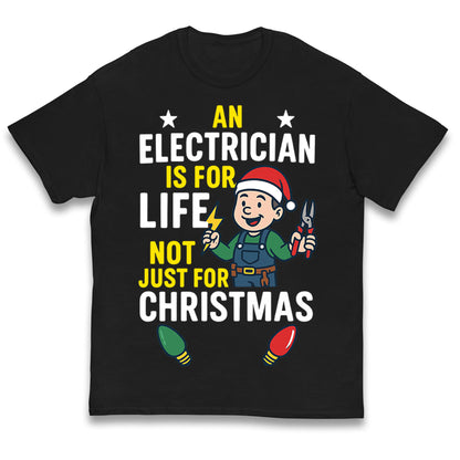 Electrician Christmas Kids T Shirt