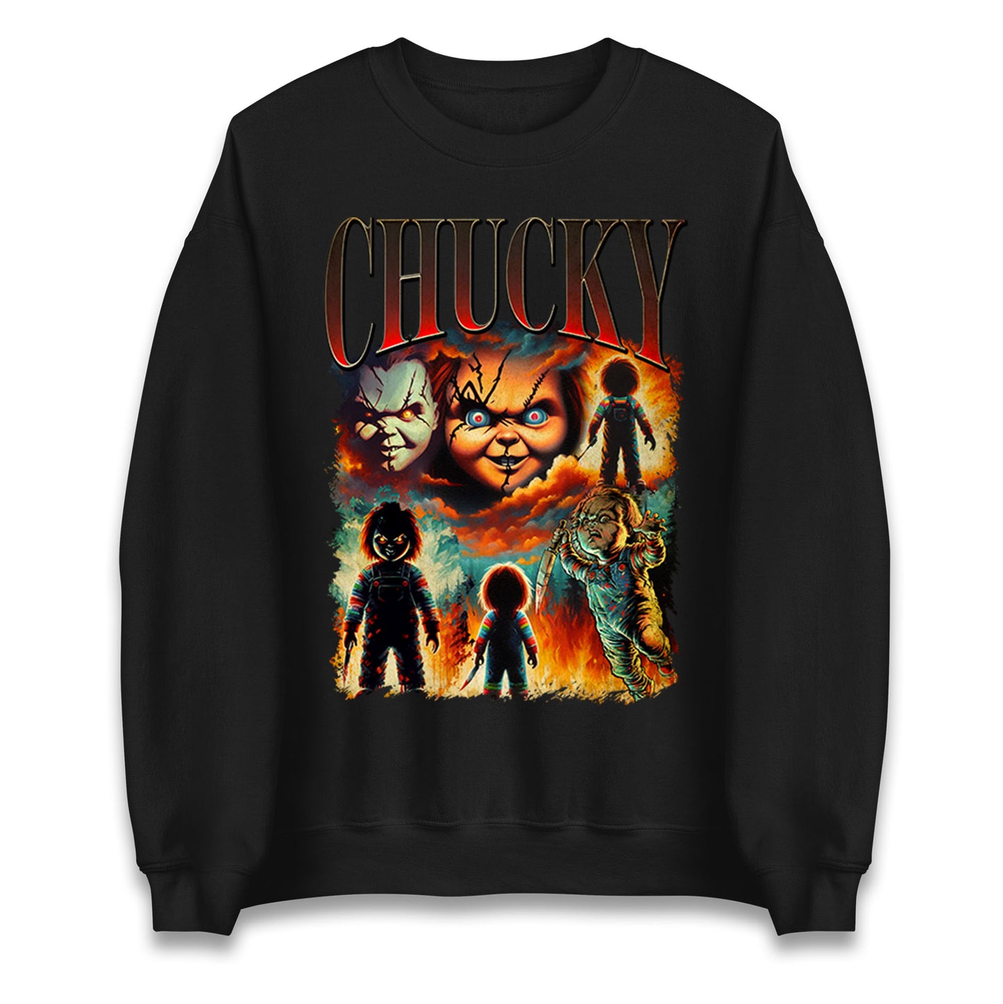 Chucky Doll Halloween Bootleg Unisex Sweatshirt