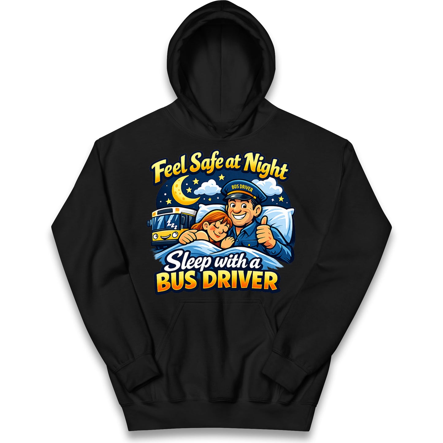 Bus Driver Job Title Kids Hoodie