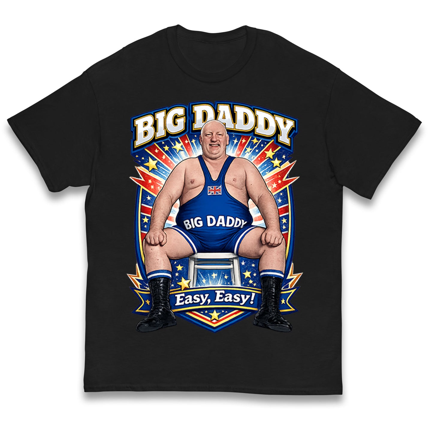 Big Daddy UK Wrestling Kids T Shirt