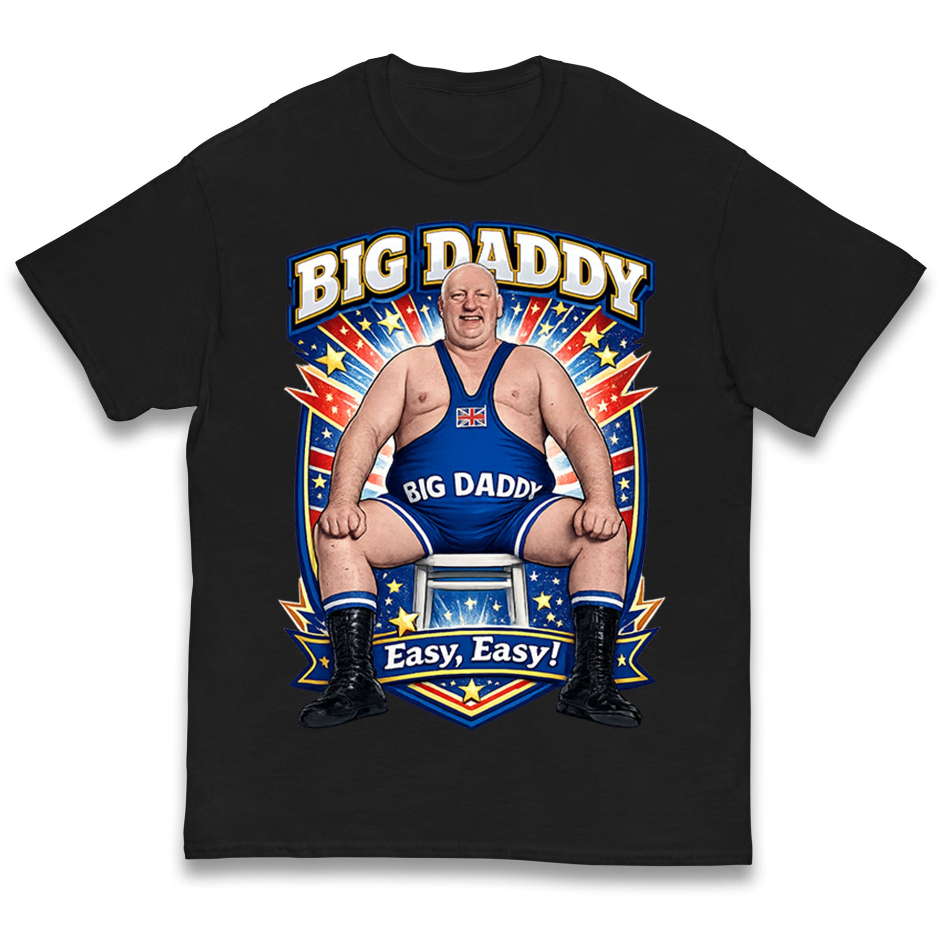 Big Daddy UK Wrestling Kids T Shirt