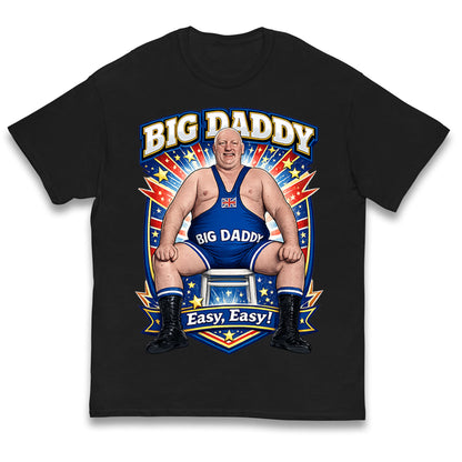 Big Daddy UK Wrestling Kids T Shirt