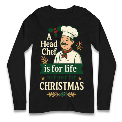 Head Chef Christmas Longsleeve T Shirt