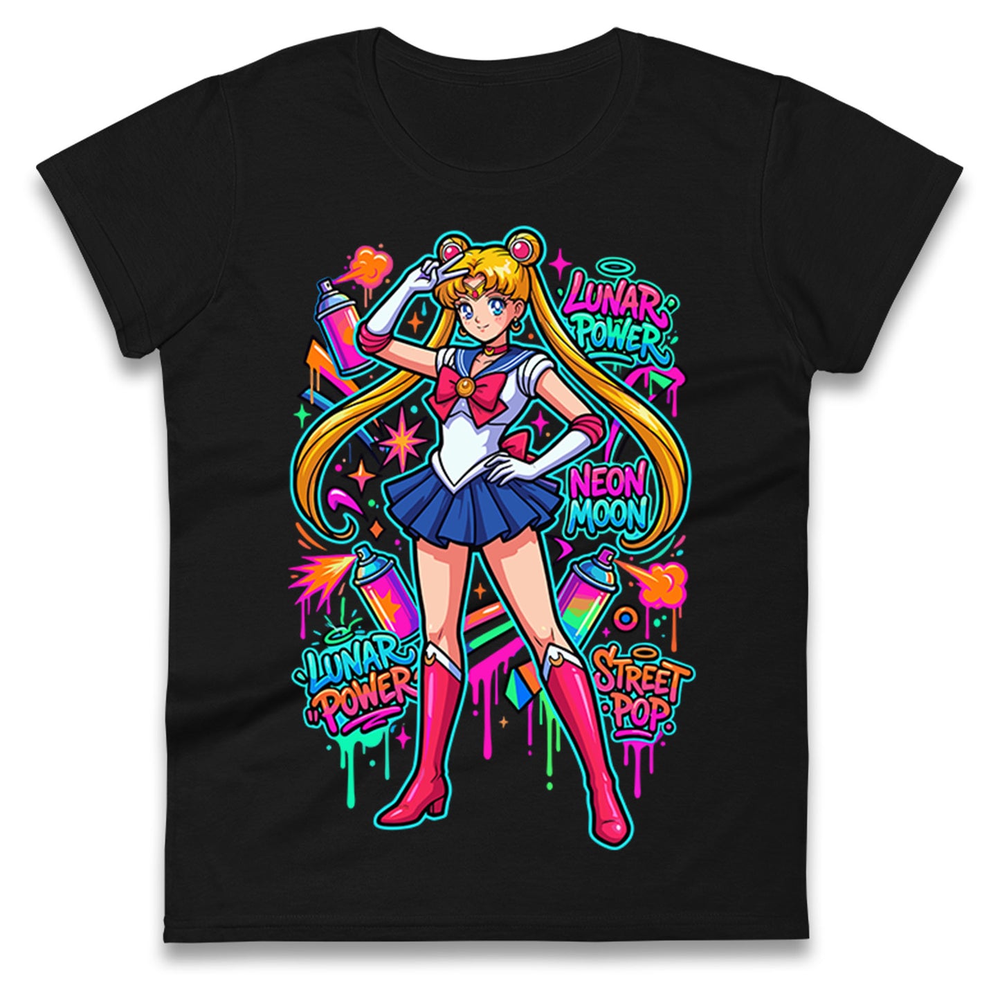 Lunar Power Ladies T Shirt