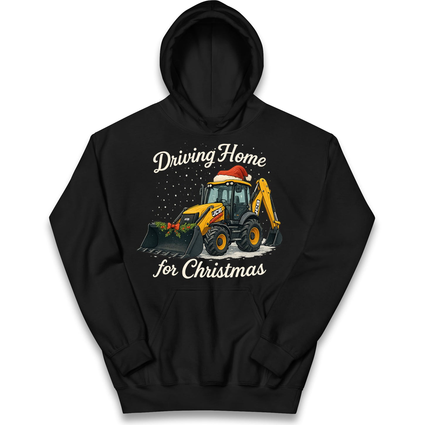 JCB Christmas Kids Hoodie