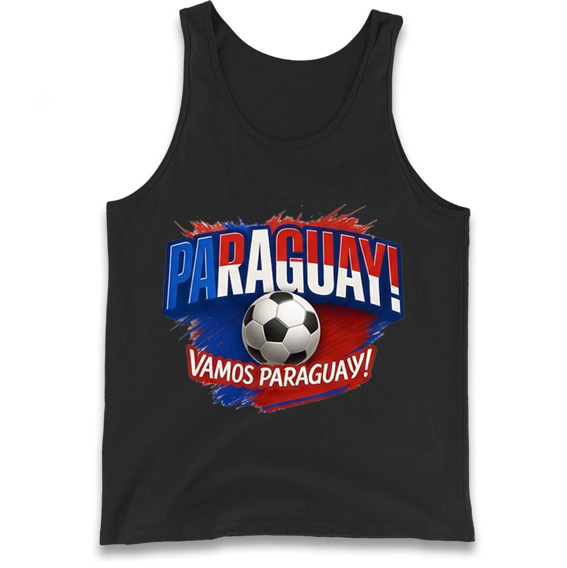 Paraguay Retro World Cup Tank Top