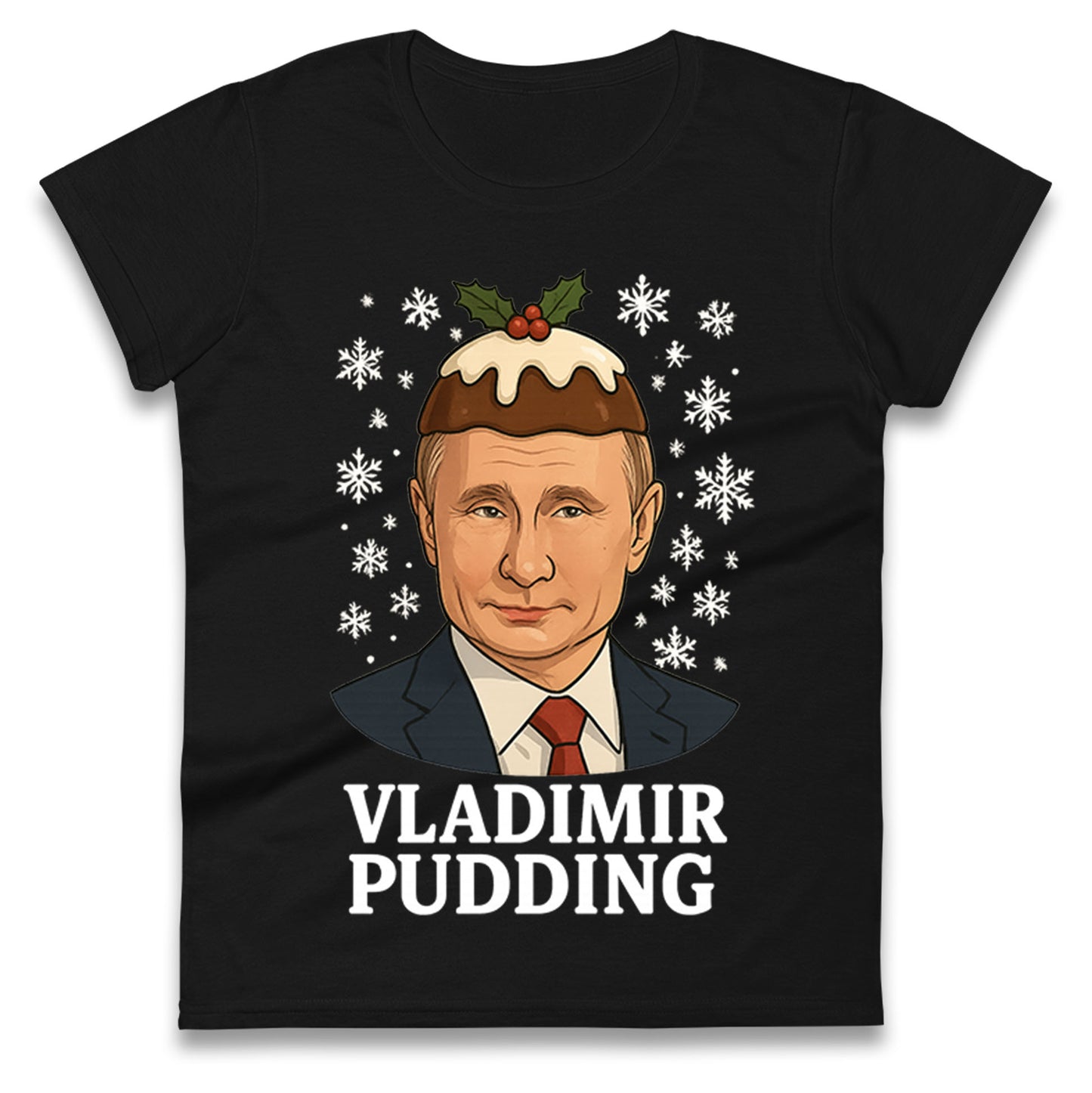 Vladimir Pudding Putin Christmas Ladies Shirt