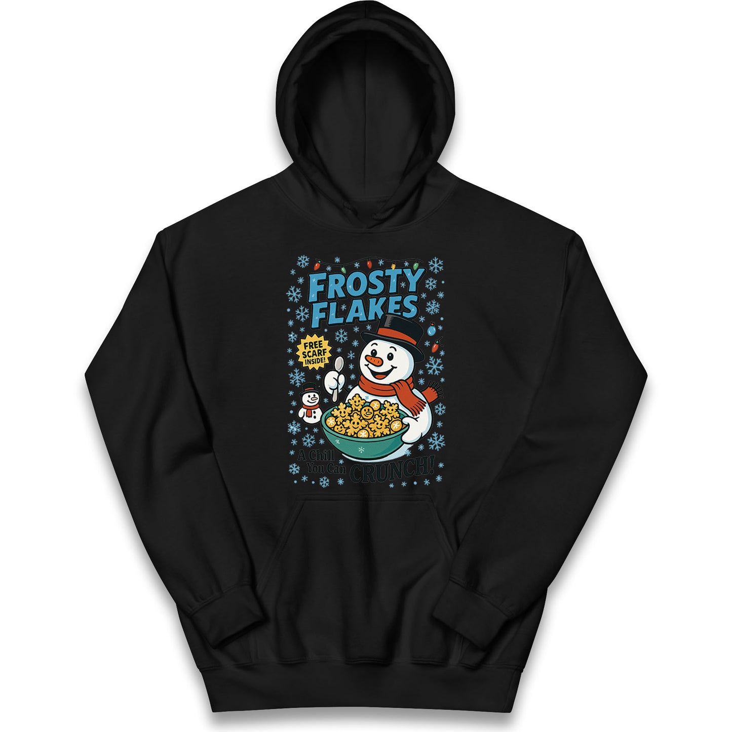 Snowman Christmas Kids Hoodie