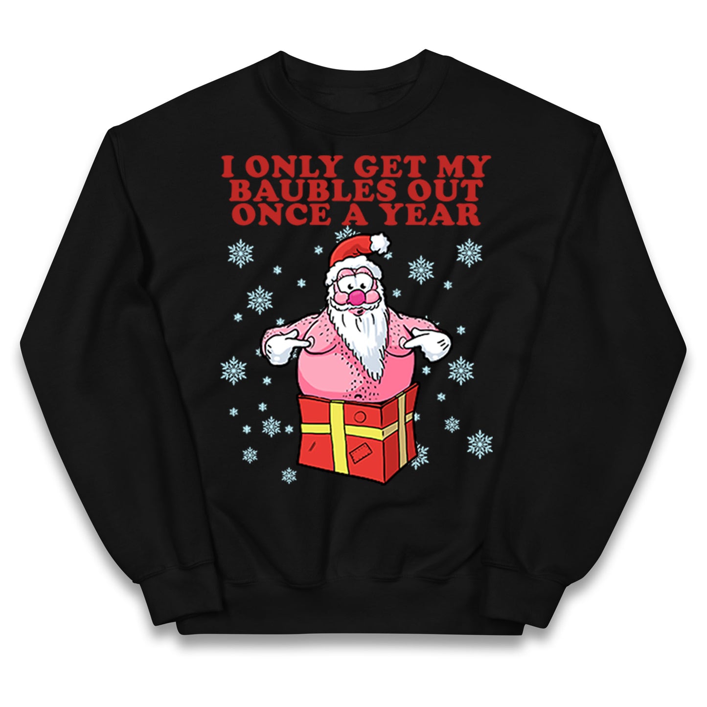 Fat Santa Christmas Funny Jumper