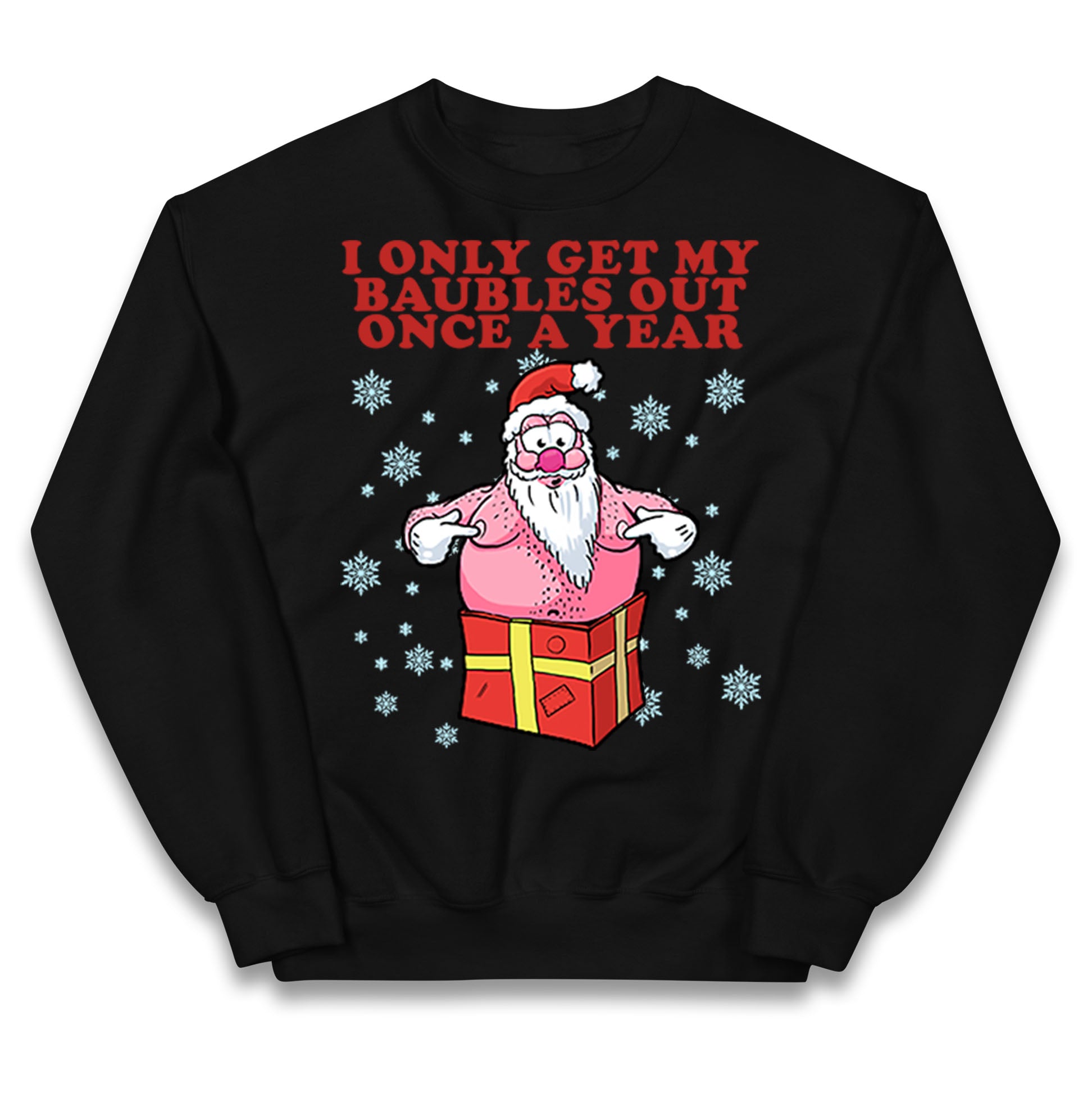 Fat Santa Christmas Funny Jumper