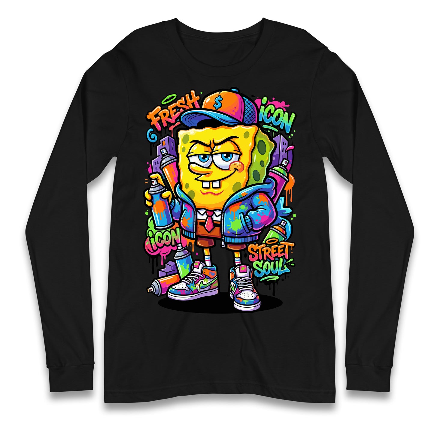 Sponge Bob Square Pants Longsleeve T Shirt