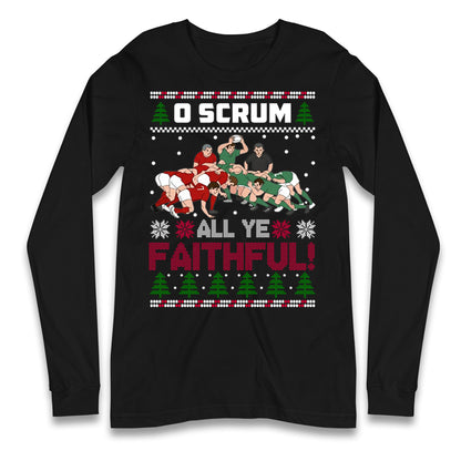 O Come All ye Faithfull Longsleeve T Shirt 