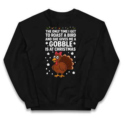 Rude Christmas Kids Jumper