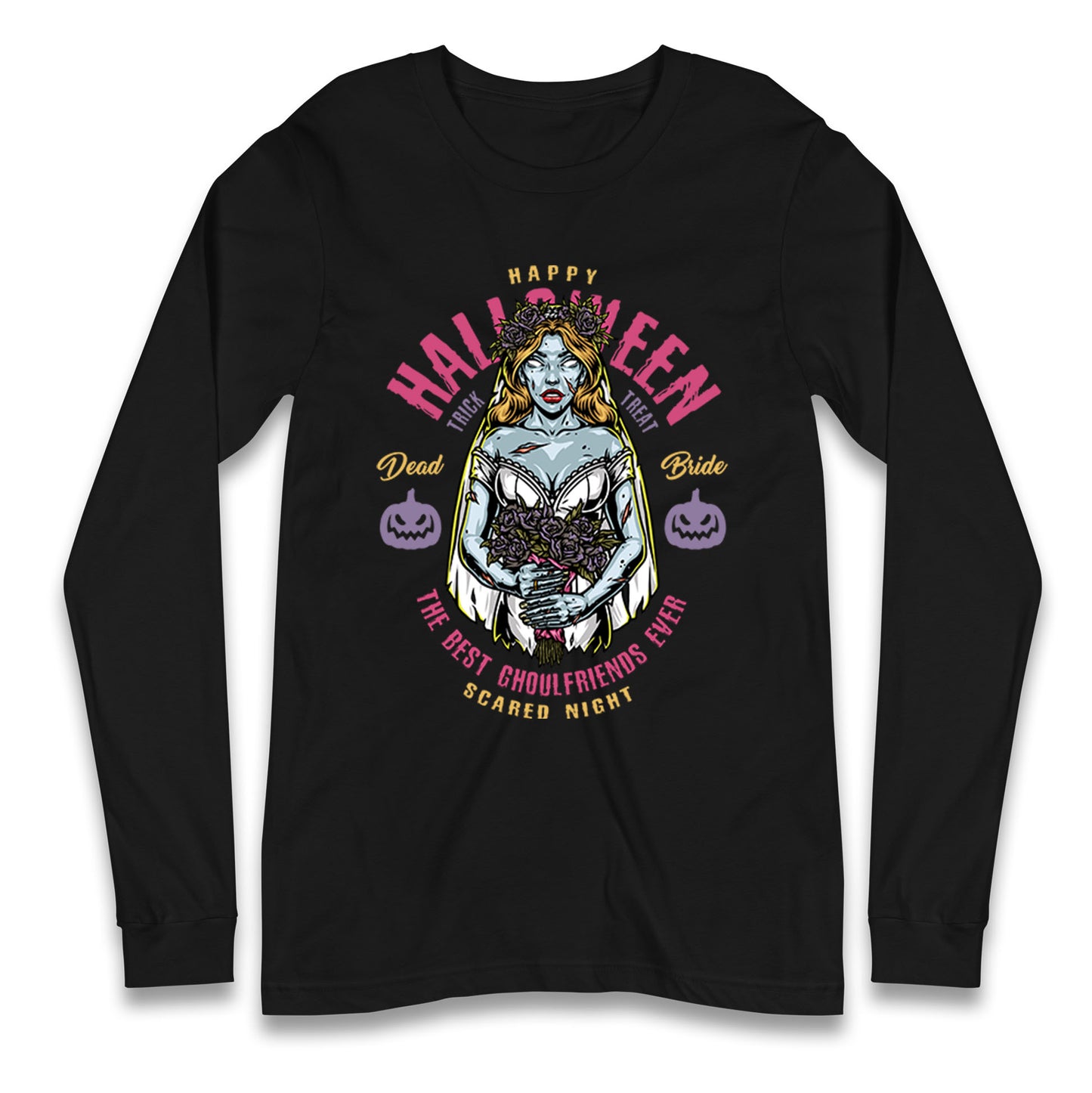 Halloween Ghoulfriends Longsleeve T Shirt
